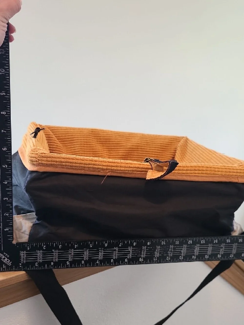 Kurgo Black and Tan Pet Car Travel Organizer with Mustard Trim